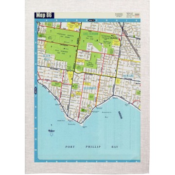 Tea Towel | Melway 86 | Linen